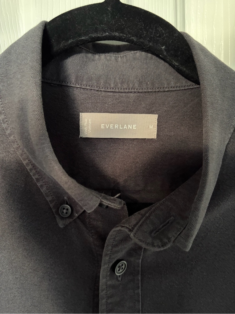 Everlane Charcoal Oxford Button Down - Picture 3 of 7